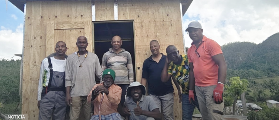 Voluntarios restauran más de 60 viviendas dañadas por huracán en Jamaica